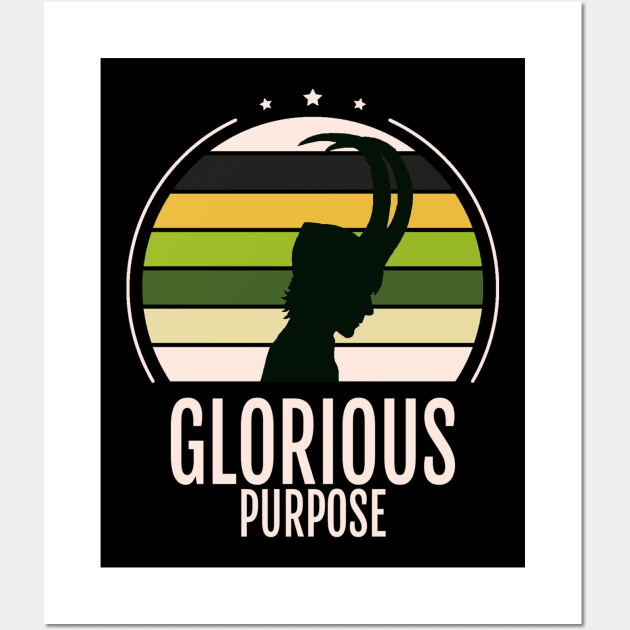 Glorious Purpose Wall Art by InTrendSick